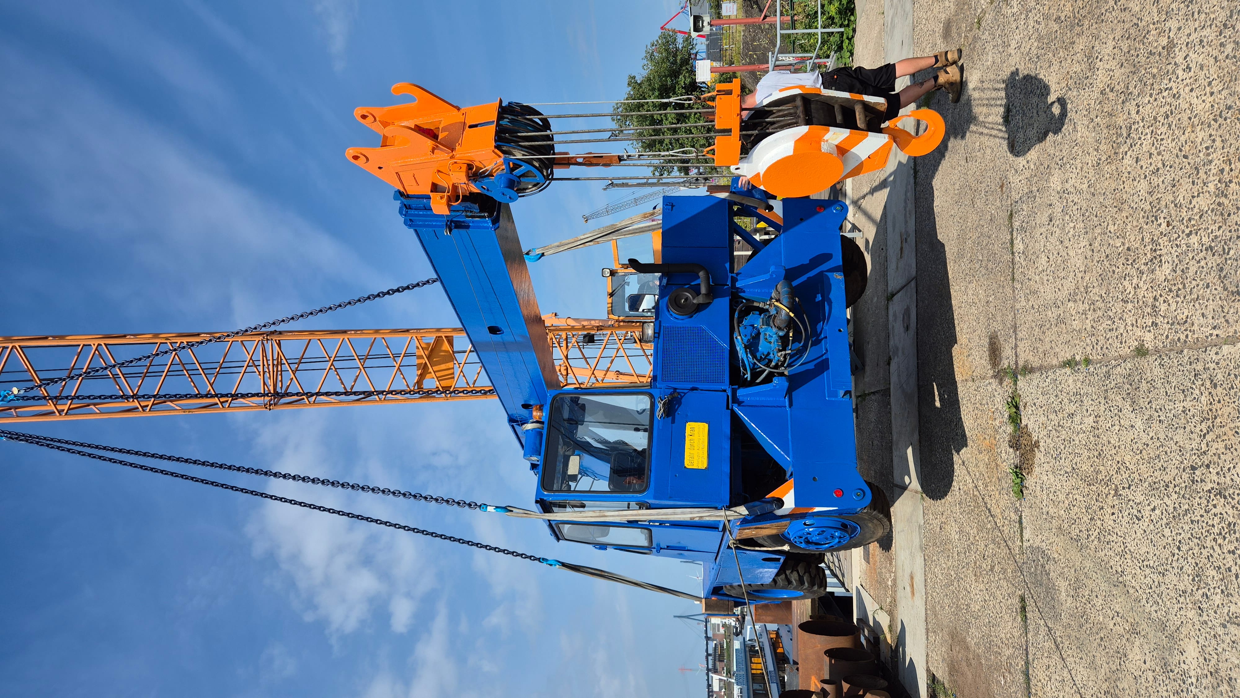 Team working on marine construction